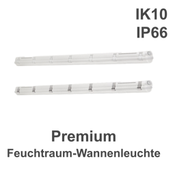 LED-Feuchtraum-Wannenleuchte, IP66, Premium, L 615 mm
